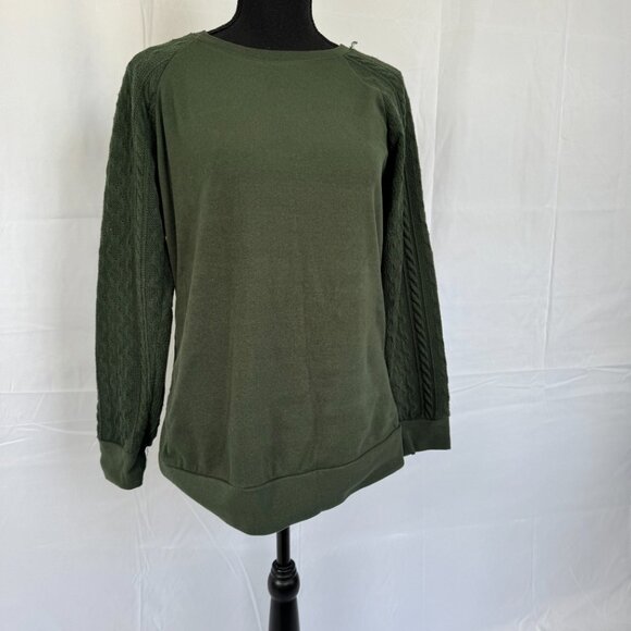 WOMENS LONG Knit Sleeve SWEATER Super Soft SMALL -0301 - Picture 4 of 11